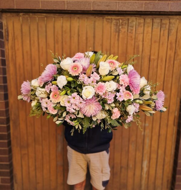 Casket Cover - Pink Pastels