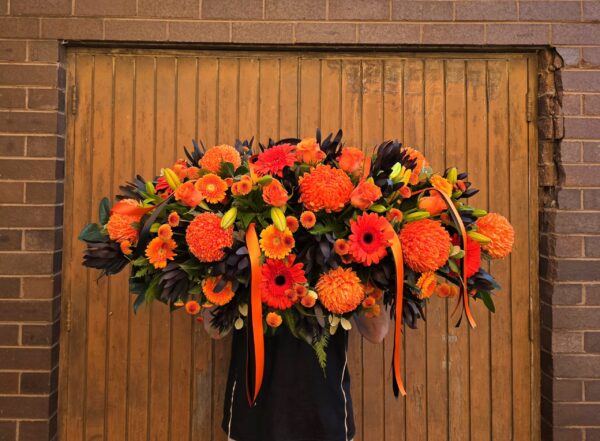 Casket Cover - Orange Indulgence